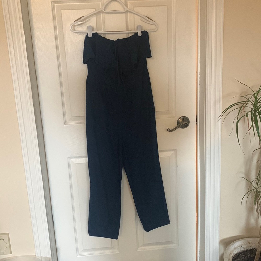 Mango Strapless Jumpsuit